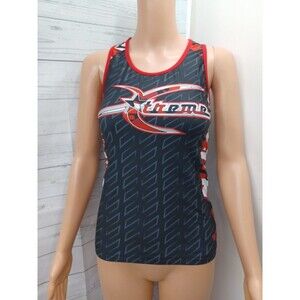 Varsity Spirit Xtreme CSP Black Red Cheerleader Cheerleading Top Sz M